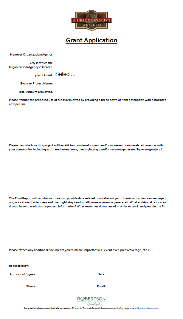 grant application preview