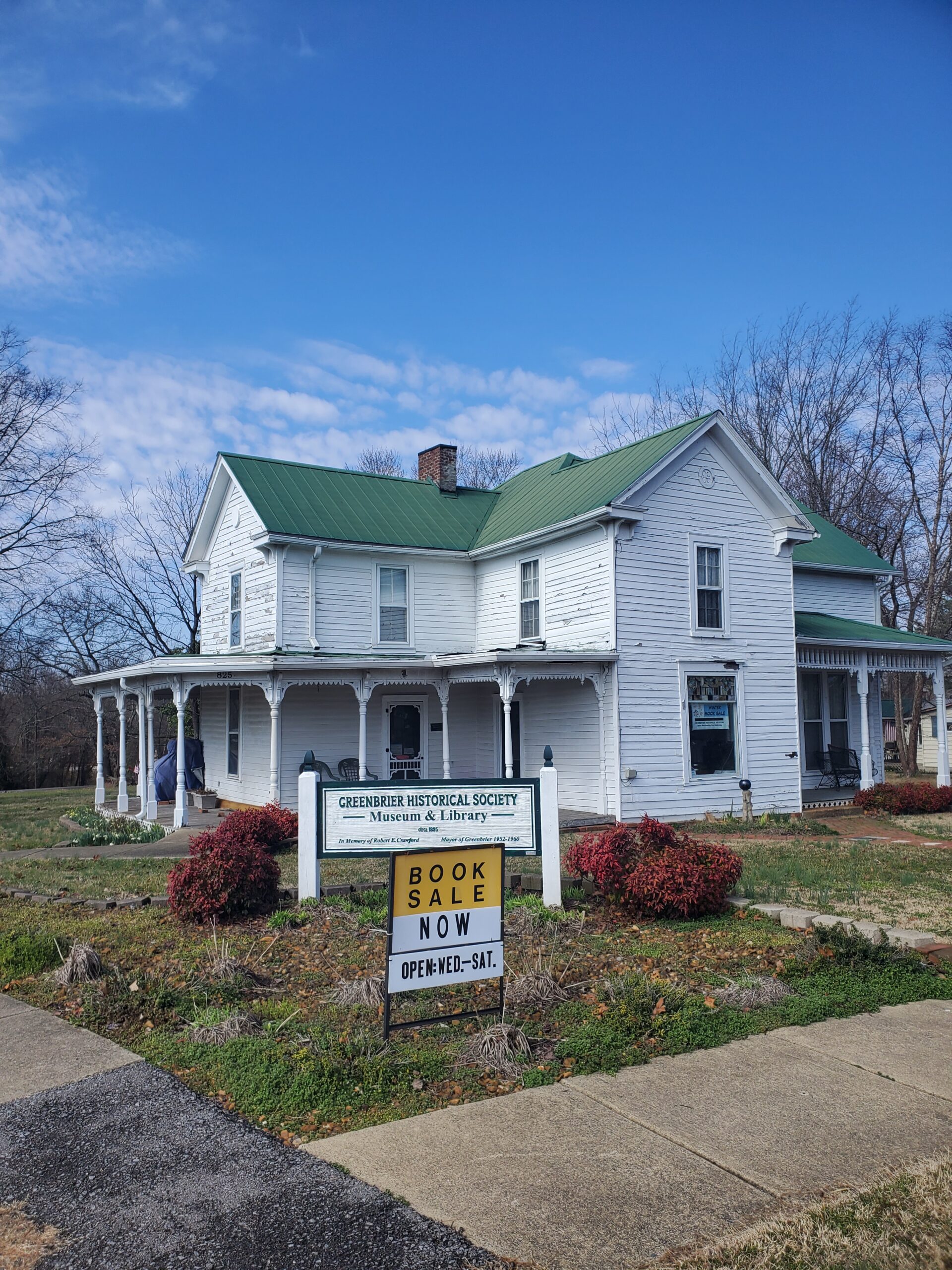 Greenbrier Historical Society Library and Museum