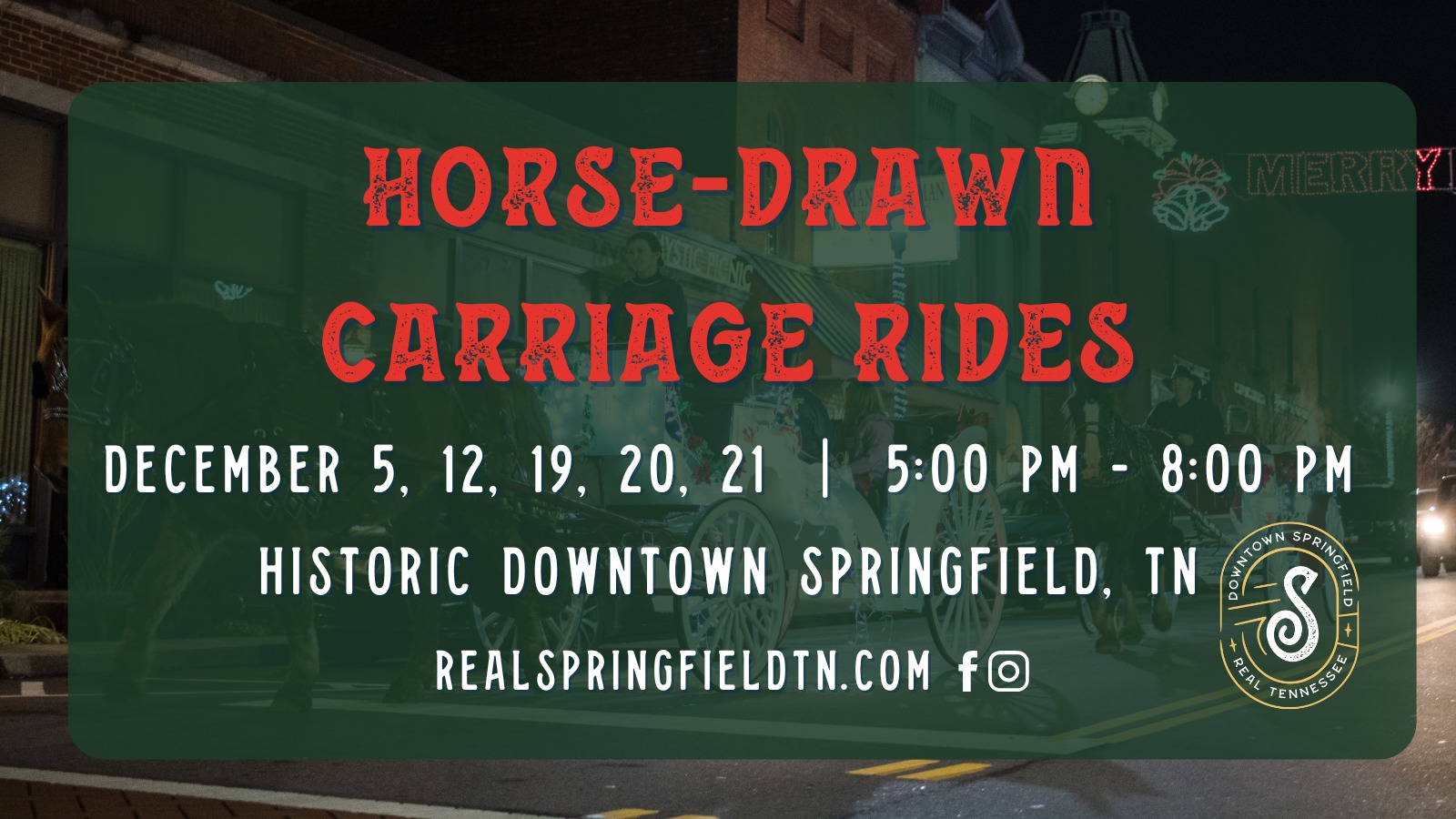 Horse-Drawn Carriage Rides